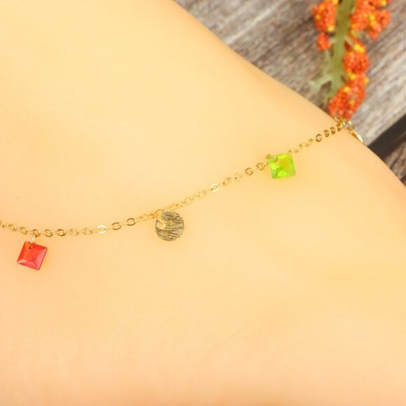 "Elegant Handmade Anklet – Delicate Jewelry for Women, MAR091544 - Picture 10 of 10